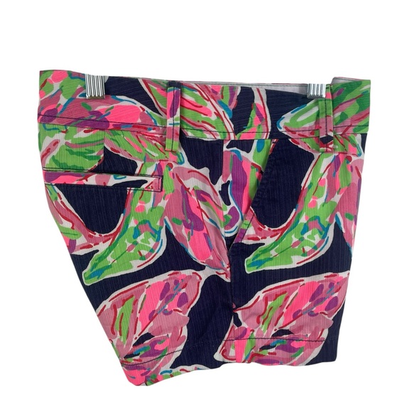 Lilly Pulitzer 'The Callahan' Tropical Leaf Print Women's Shorts, Sz 00 Juniors - Picture 4 of 9